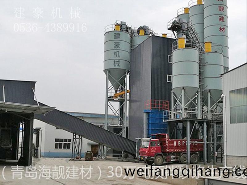 jhy-30萬噸預(yu)拌(ban)砂漿(jiang)生(sheng)産線(xian)
